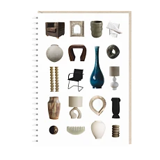Блокнот на пружине Mitrozhe «Decoration», А5, 50 листов, белый