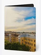 Обложка на паспорт «Санкт-Петербургские дворы», искусственная кожа