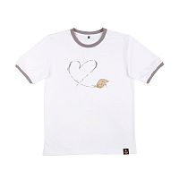 Футболка ШКЯ x Barking store «С любовью», L жен., серый