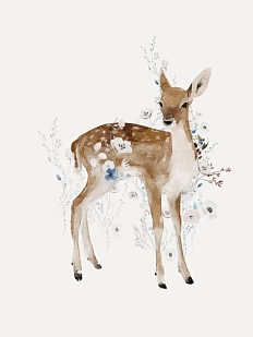 Тетрадь DARI DARI «Оленёнок», А5, 40 листов