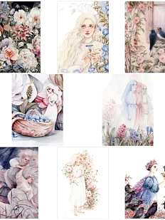 Набор тетрадей с иллюстрациями Викторовой Оксаны №2