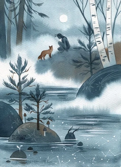 Постер интерьерный Анна Спешилова «Карелия», А4, фото 1.