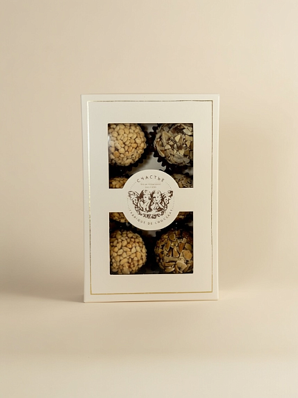 Шоколадные трюфели Счастье, 6 шт, фото 1.