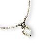 Колье ручной работы «Glass heart», прозрачное, латунь, жемчуг, стекло, превью фото 2