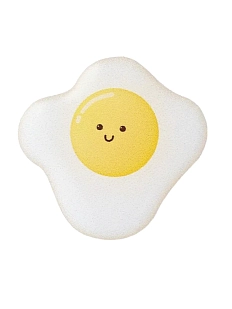 3Д Стикер на телефон «Яичница», объёмный