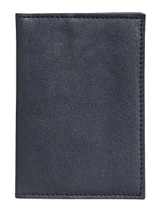 Обложка для паспорта Kokosina bags, натуральная кожа, чёрный
