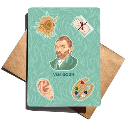 Тетрадь нелинованная «Ван Гог», А5, фото 1.