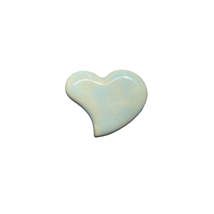 Брошь из керамики «Blue Heart», фото 1.