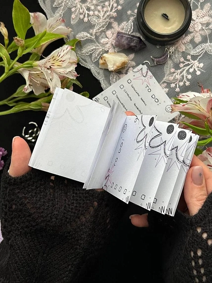 Блок для записей Апрельское утро «To do», 7 х 7 см, 100 листов, фото 3.