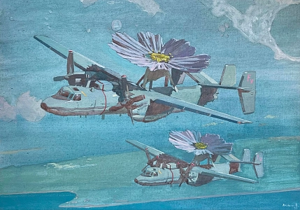 Постер интерьерный Василий Аникин «Flowers Victory», А4, фото 1.