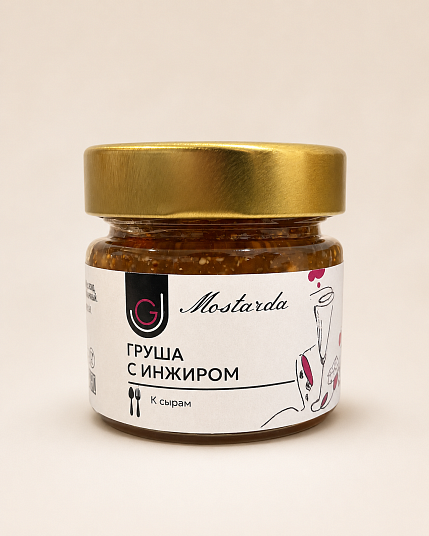 Груша с инжиром, 100 г, фото 1.