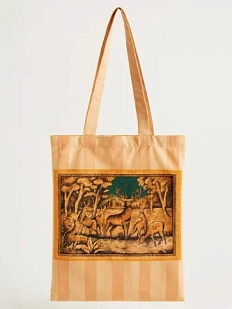 Сумка шоппер Валя Карнавалова «Ковёр с оленями», на молнии, водонепроницаемый