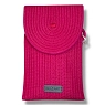 Сумка для телефона с клапаном, фуксия, превью фото 1