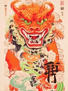 Картхолдер двойной DARI DARI «Дракон», экокожа