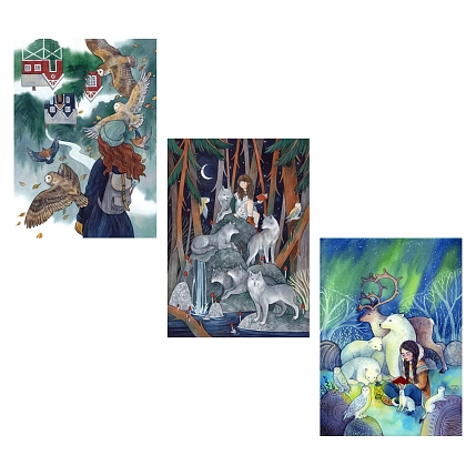 Набор открыток Анна Спешилова «Сказка», 3 шт., фото 1.