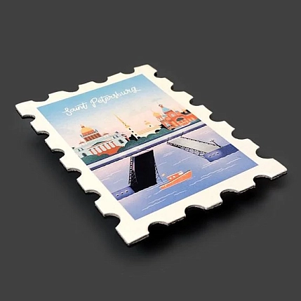 Магнит Подписные изделия «Марка. Санкт-Петербург», фото 3.