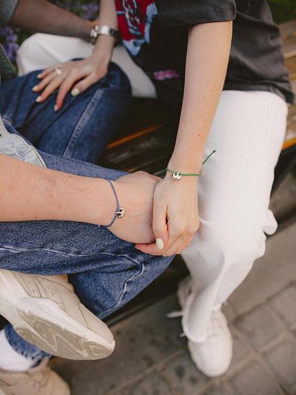 Браслет WAF WAF «Ленивец», темно-синий, фото 5.