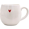 Кружка ручной работы НАДО ЖЕ Влюбленные ёжики с подвеской сердечком, керамика, 300 мл, превью фото 3