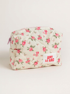 Косметичка ручной работы «Moyen», розовые розы