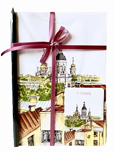 Подарочный набор Elizabeth Madar «Над крышами Санкт-Петербурга», 40 листов