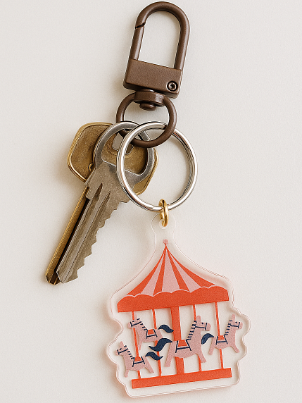 Брелок «Карусель», 4 см, фото 1.