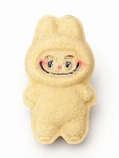 Бомбочка для ванны Nyash Nyash «Лабубу», жёлтая