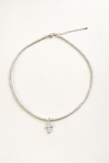 Чокер из блестящего гематита с подвеской Migette, в ассортименте, фото 5.