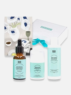 Подарочный набор с натуральной косметикой для нормальной и сухой кожи