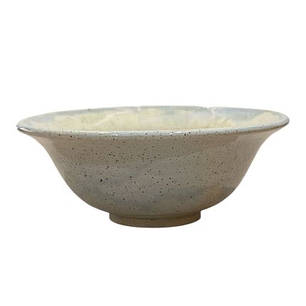 Блюдце ручной работы «Котик с клубком», голубое, керамика, 12 см, фото 3.