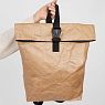 Рюкзак Ranzel Bags «Rolly Kraft», крафт, тайвек, бежевый, превью фото 3