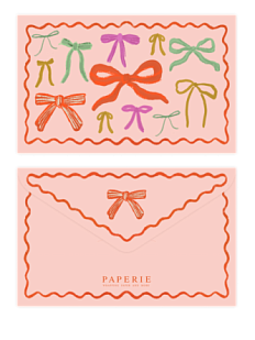 Конверт для подарочной карты «Бантики»