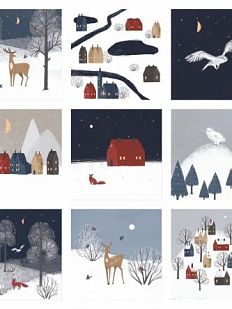 Открытка Сканди в ассортименте