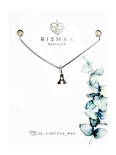 Подвеска ручной работы на цепочке с bubble буквой A, нержавеющая сталь