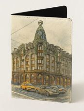 Обложка на паспорт «Дом книги, Санкт-Петербург», искусственная кожа