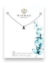 Подвеска ручной работы на цепочке с буквой A, нержавеющая сталь