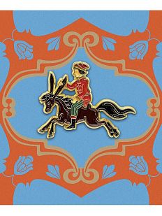 Металлический значок «Конёк-Горбунок»