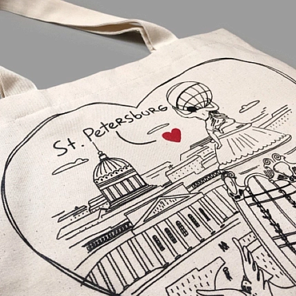 Шоппер Подписные изделия «Дом Зингера», белый, фото 2.