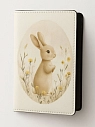 Обложка на паспорт DARI DARI «Зайчик в цветах», искусственная кожа, превью фото 1