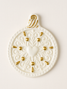 Игрушка новогодняя фарфоровая Bulygin «Шар»