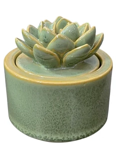 Шкатулка «Суккуленты №4», 7 см, керамика