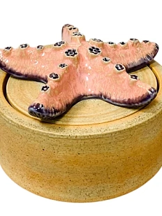 Шкатулка «Морская звезда», 10 см, керамика