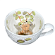 Чашка для чая ручной работы Мадам де Тюль с фигуркой внутри Лисички с крыжовником, фарфор, 250 мл, превью фото 1