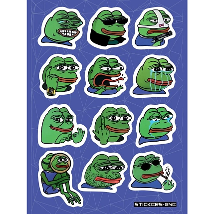Стикерпак «Pepe», фото 1.