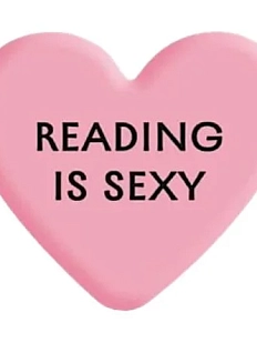 3Д Стикер на телефон «Reading is sexy», объёмный, розовый