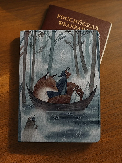 Обложка на паспорт «Звёздная река», Спешилова Анна, фото 3.