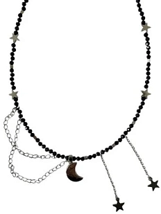 Чокер ручной работы с авантюрином и гематитом