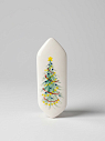 Ёлочная игрушка, конфета «Ёлка», керамика, 10 см, превью фото 2