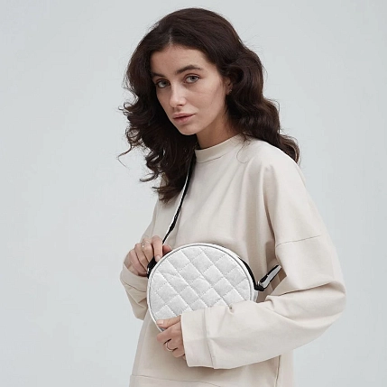 Сумка Ranzel Bags «Lima White», тайвек, белая, фото 3.