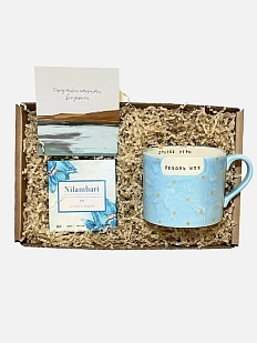 Подарочный набор с кружкой «Доброе утро, любовь моя» и шоколадом №5