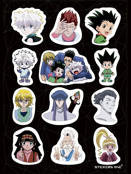 Стикерпак «Hunter X Hunter», фото 1.